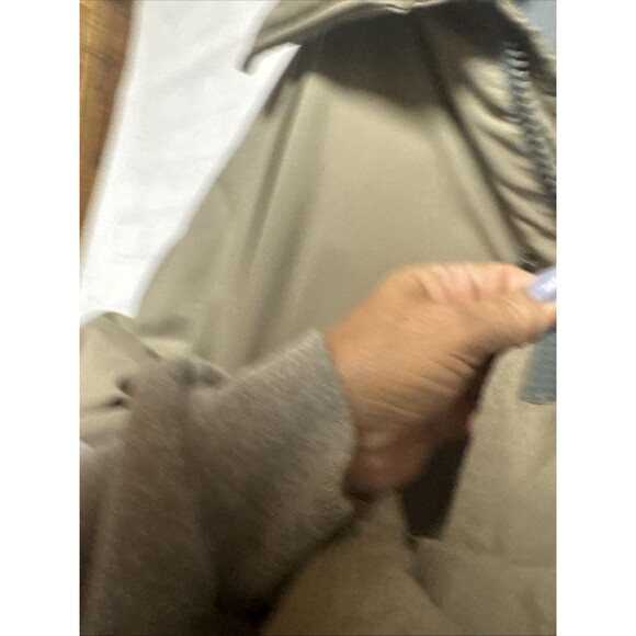 Vintage The North Face Goose Down Coat Jacket XL Beige Full Zip and botton - Picture 8 of 14